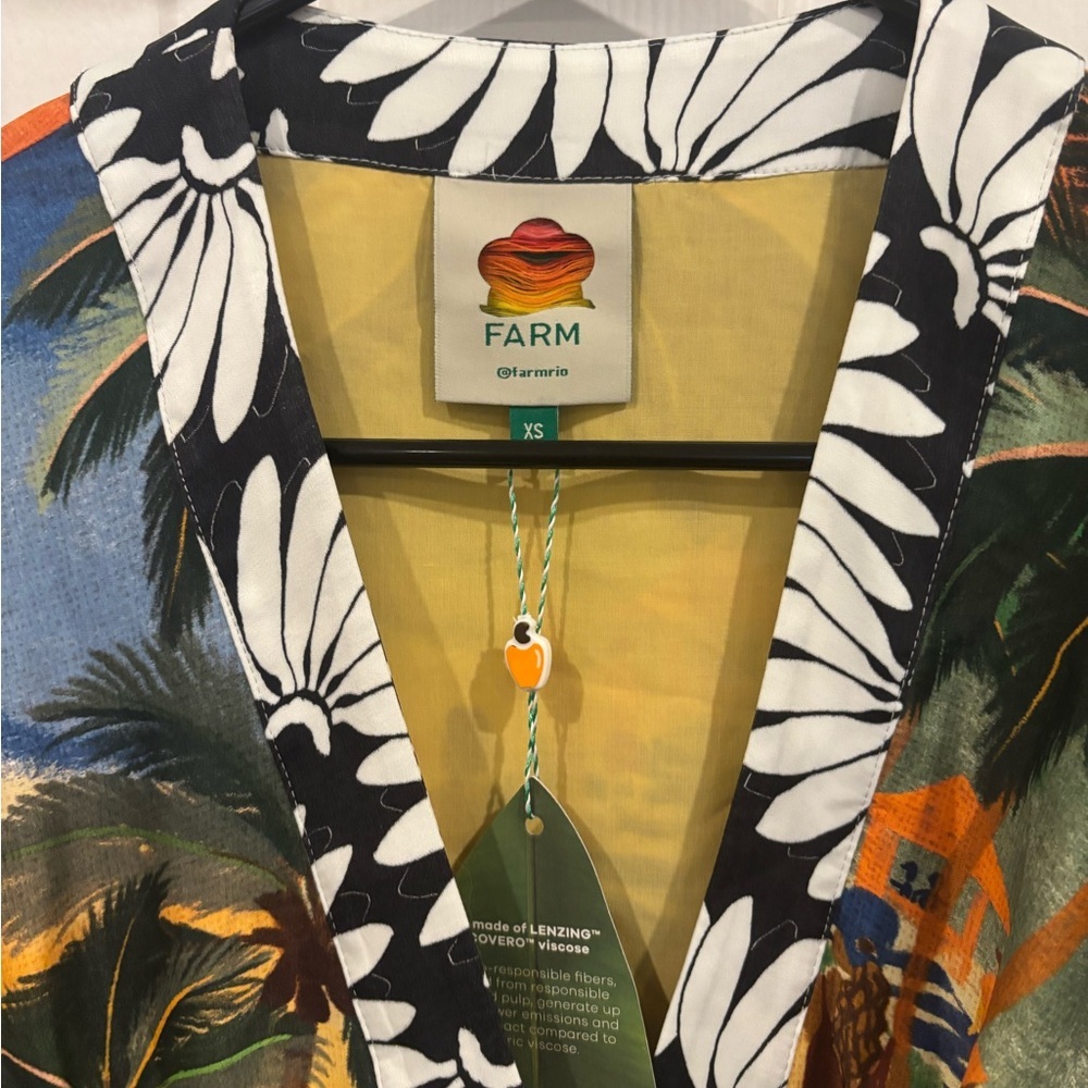 Farm Rio Carioca Mini Wrap Dress - Picture 5 of 10